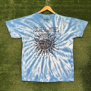 Sublime 40oz to Freedom Rock Band Tie Dye T-Shirt Size Large